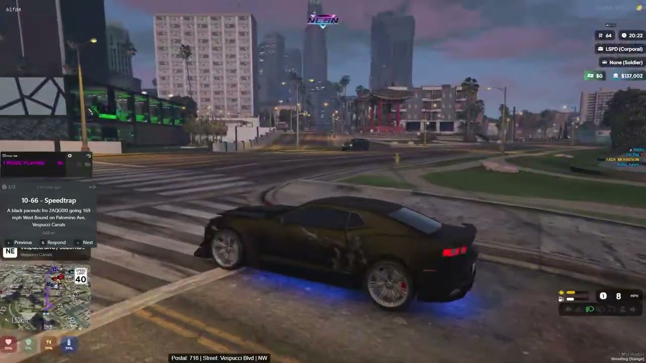 Body Cam Of Fade black market and sparay can