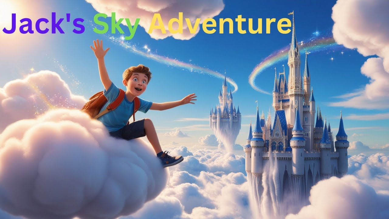 Jack's Sky Adventure | A Bedtime Story for Toddlers | Adventure Story for Kids | English Narration