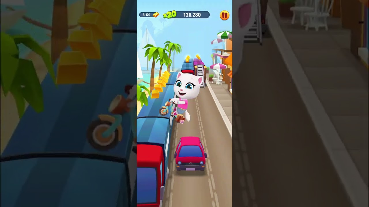 Talking Tom Gold Run - Talking Angela 
