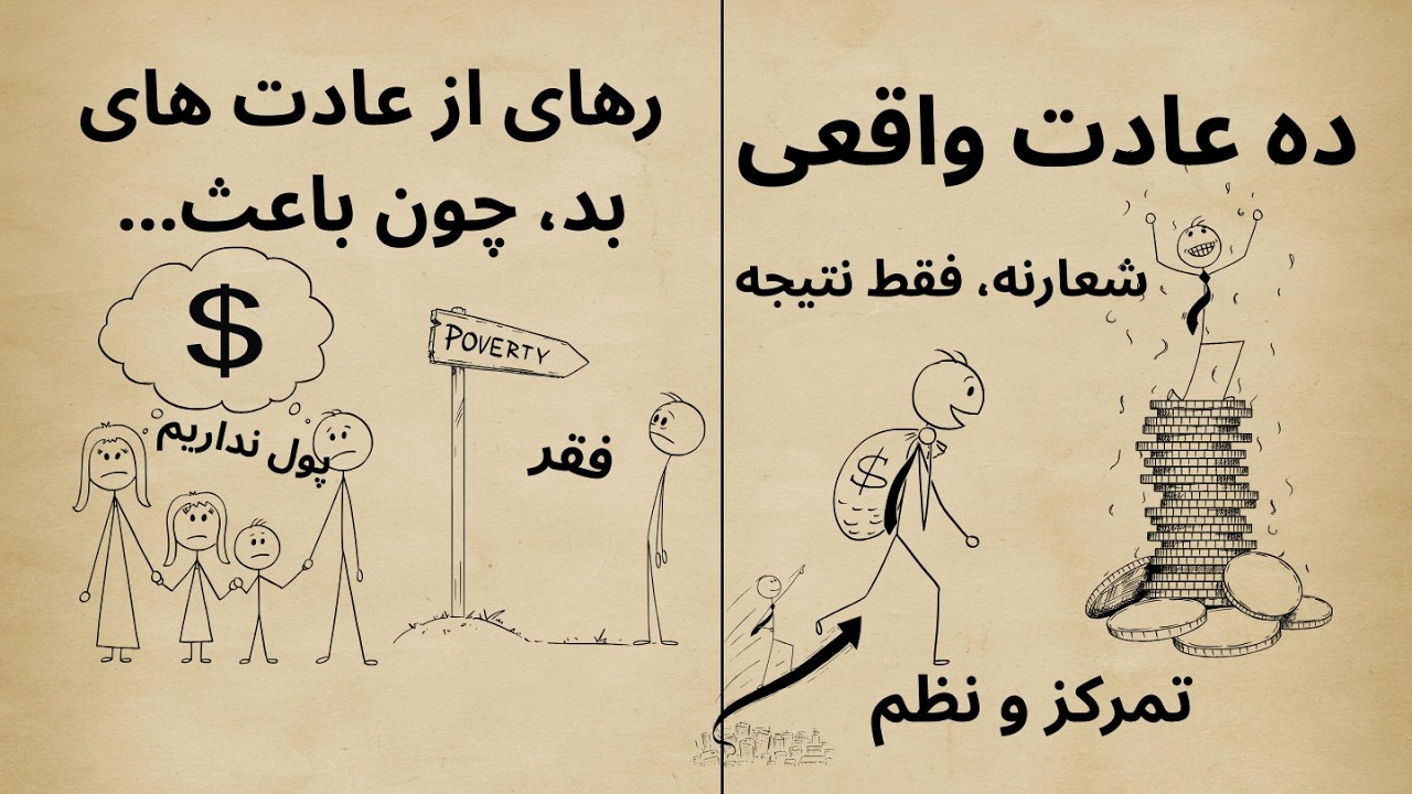 ده عادت برای تمرکز، نظم و موفقیت|بدون شعار و اغراق