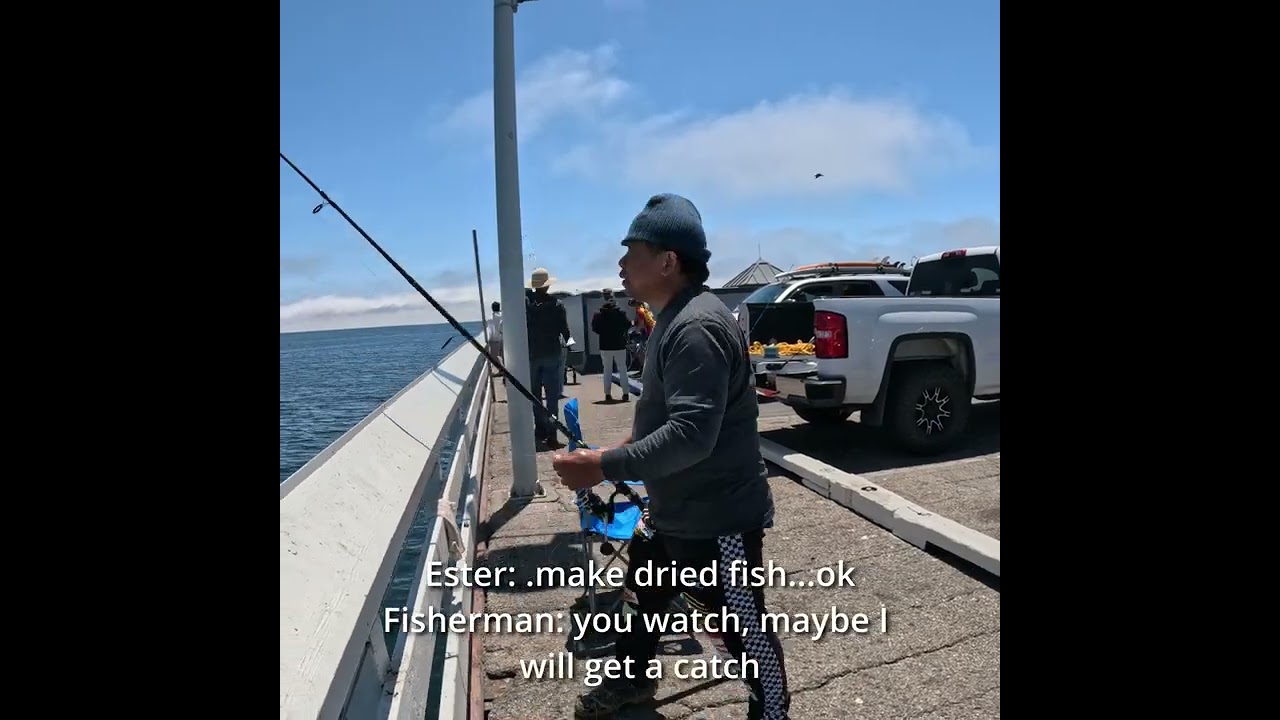 Santa Cruz Wharf Fishing Adventure! | Catching Milk Fish & Mackerel Off the Pier!