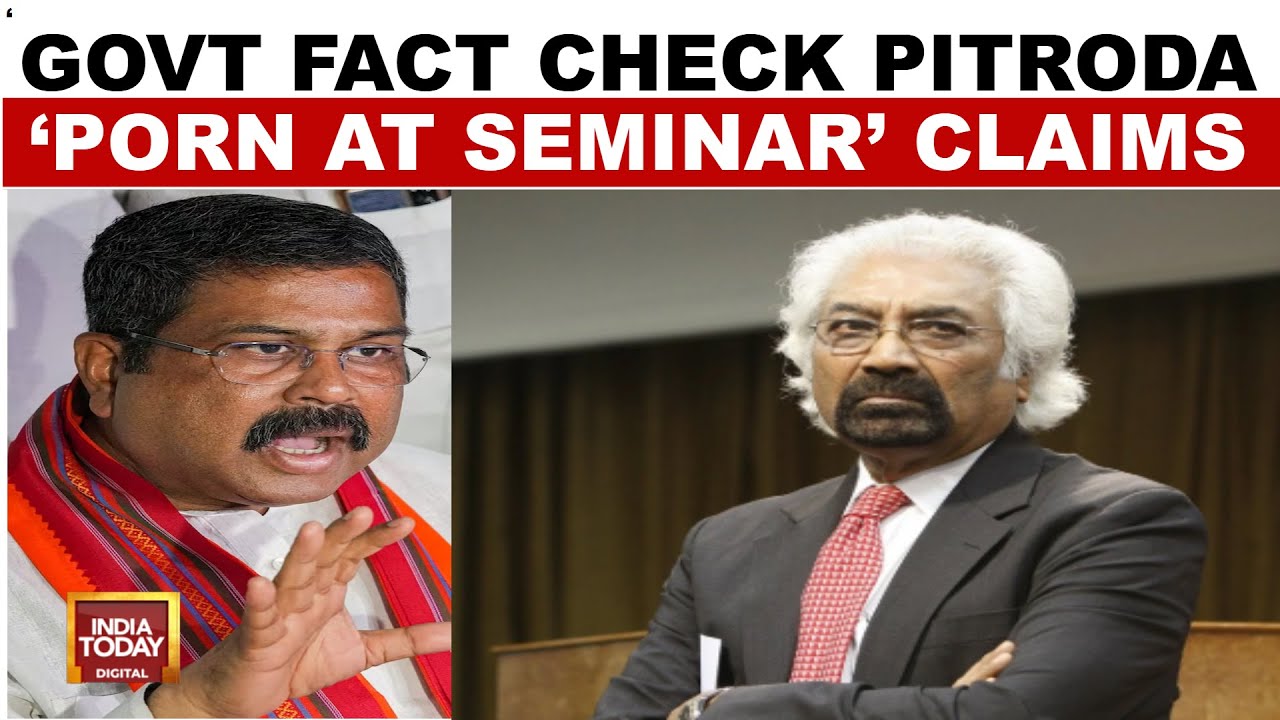 Sam Pitroda Claims Event At IIT Ranchi Disrupted By Hacker | Govt Factchecks Claims | India Today