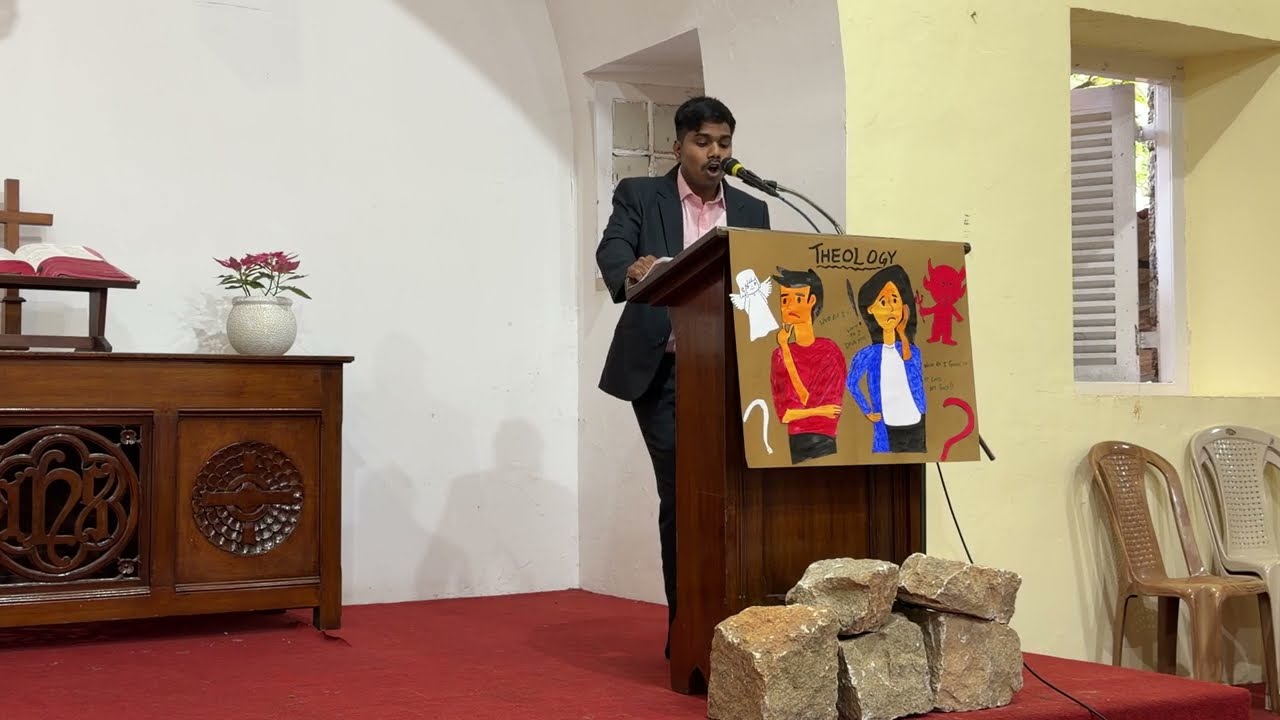 Living Stones in Process | Senior Sermon by Saron Raj N | Formation, Identity &Theological Education