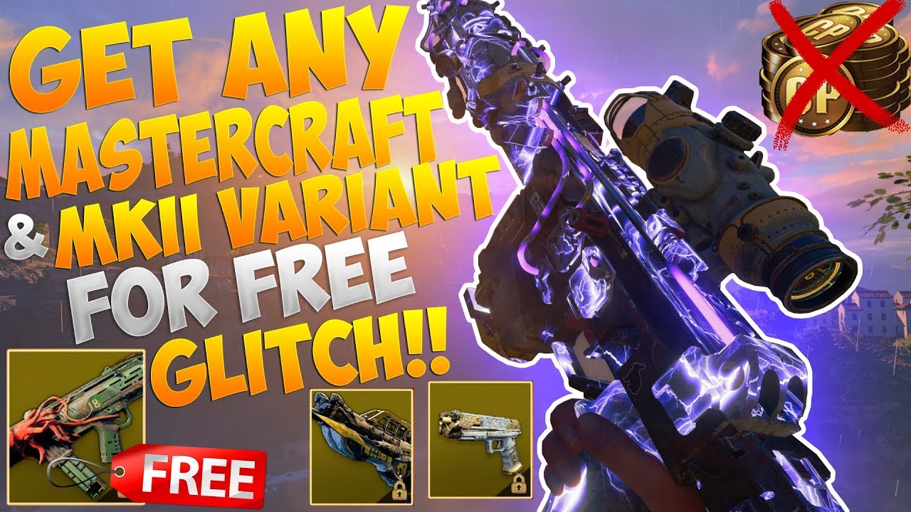 BO4 GLITCHES: SOLO GET *ANY* MASTERCRAFT/MKII VARIANT FOR FREE GLITCH!! (NO COD POINTS NEEDED)