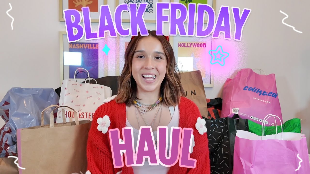 HUGE Black Friday HAUL! #fyptiktok (Edikted, Lululemon, Urban Outfitters, Old Navy, Ect)