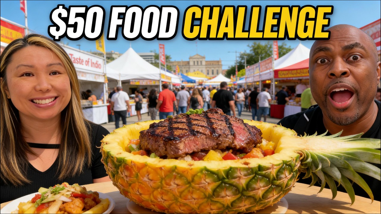 Indianapolis Food Festival $50 Challenge - Smoky Ribs, Steak & Desserts