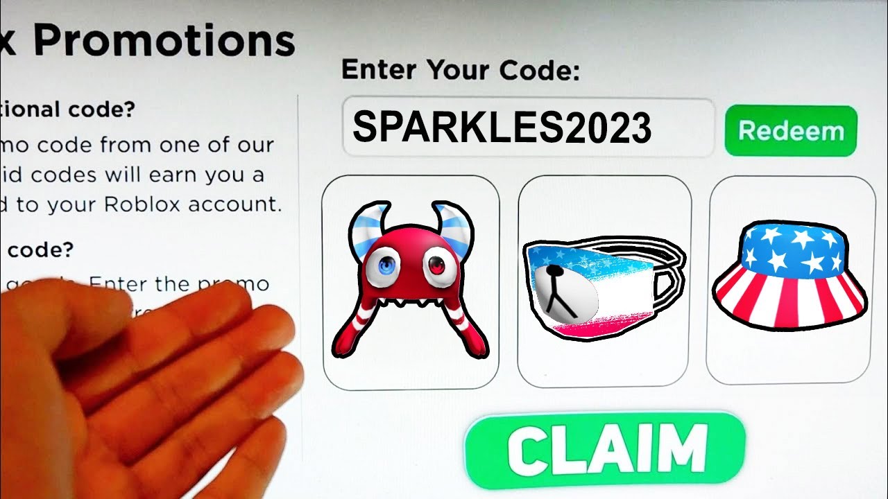 2023 *ALL 5 NEW* ROBLOX PROMO CODES All Free ROBUX Items in JULY + EVENT | All Free Items on Roblox