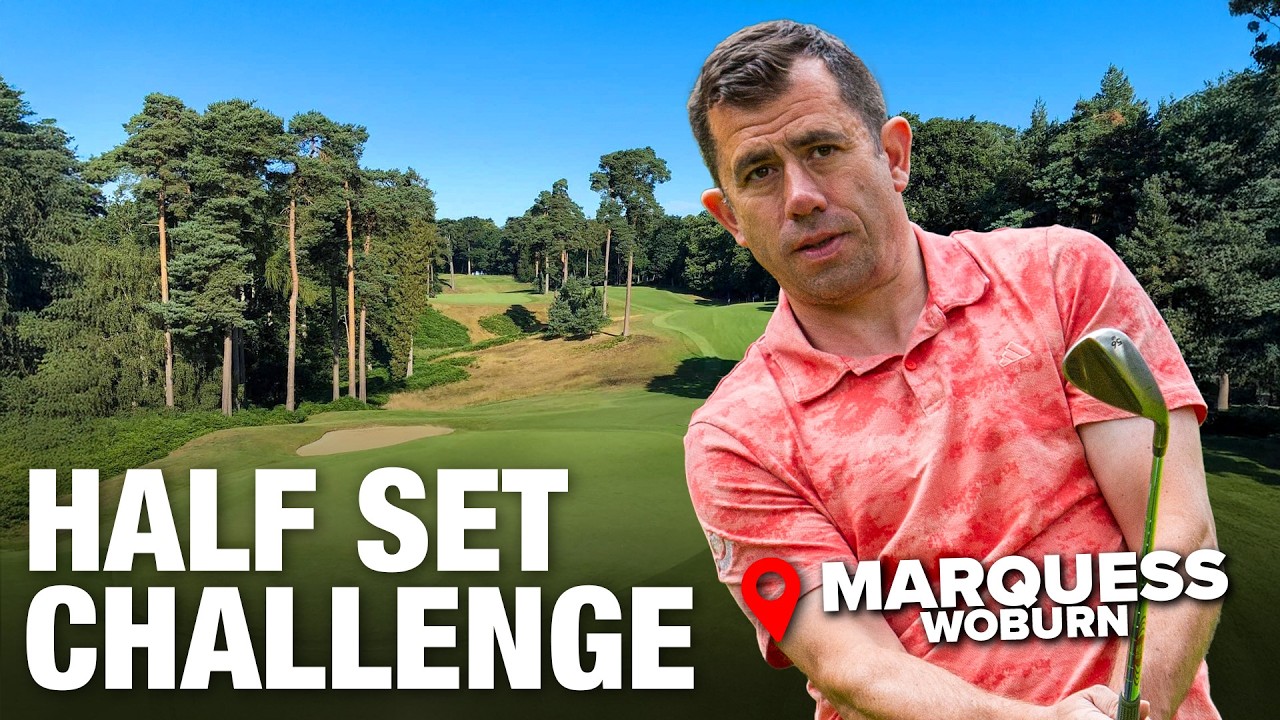 What can Dan shoot with a half set of clubs?