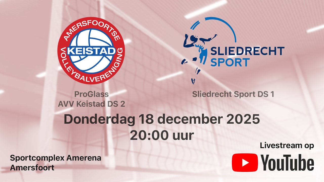 AVV Keistad DS 2 - Sliedrecht Sport DS 1, Volleybal Nationale Beker Dames 1/8 finale