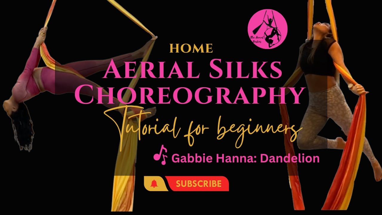 Aerial Silks Beginner Choreography Tutorial | The Aerial Besties| Iron Cross | Candy Cane