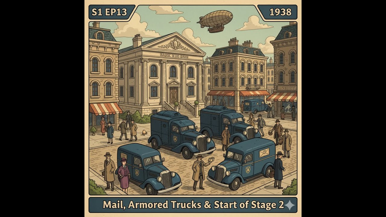 OpenTTD 100-Year Empire | S1 EP12: Mail, Armored Trucks & Start of Stage 2 (1938)