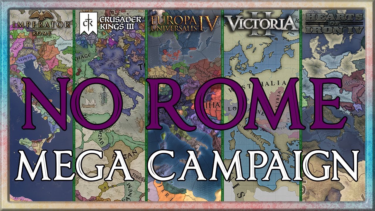 Mega Campaign Timelapse: A World without Rome - Imperator to CK3 to EU4 to Vicky 2 to HOI4 -A.I Only