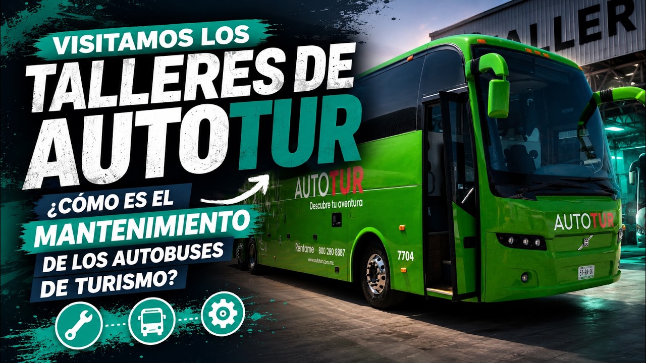 Visitamos los talleres de AUTOTUR ¿Cómo es el mantenimiento de los autobuses de turismo?