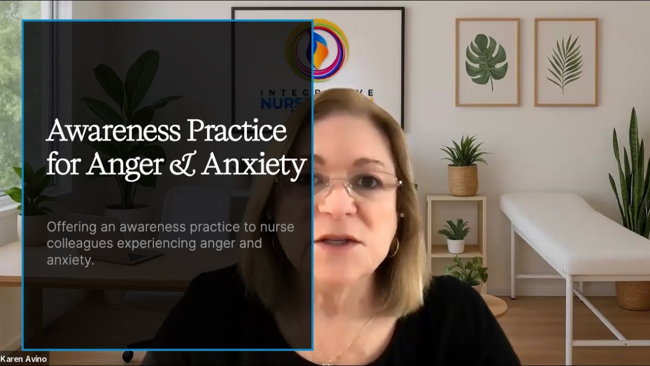 Awareness Practice for Anger & Anxiety