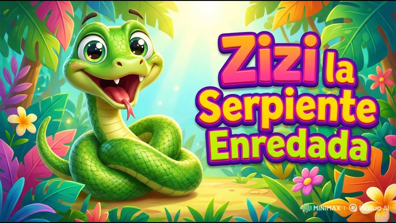 ZIZI LA SERPIENTE ENREDADA 🐍🎶 CANCION INFANTIL