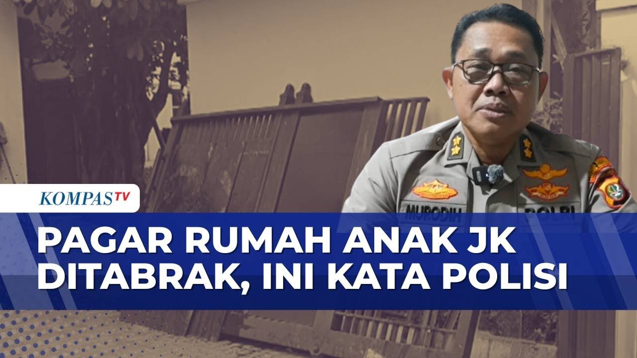 Polisi Ungkap Penyebab Mobil Tabrak Pagar Rumah Anak JK | KOMPAS SIANG