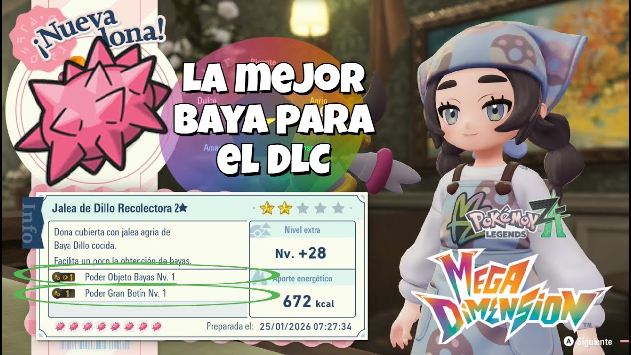 ✨Consigue Bayas Dimensionales✨Con Bayas Normales - Pokemon legneds ZA 