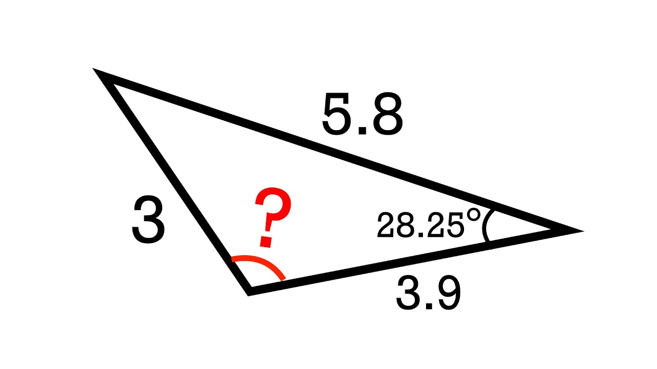 Be careful with the law of sines (but law of cosine is okay!)