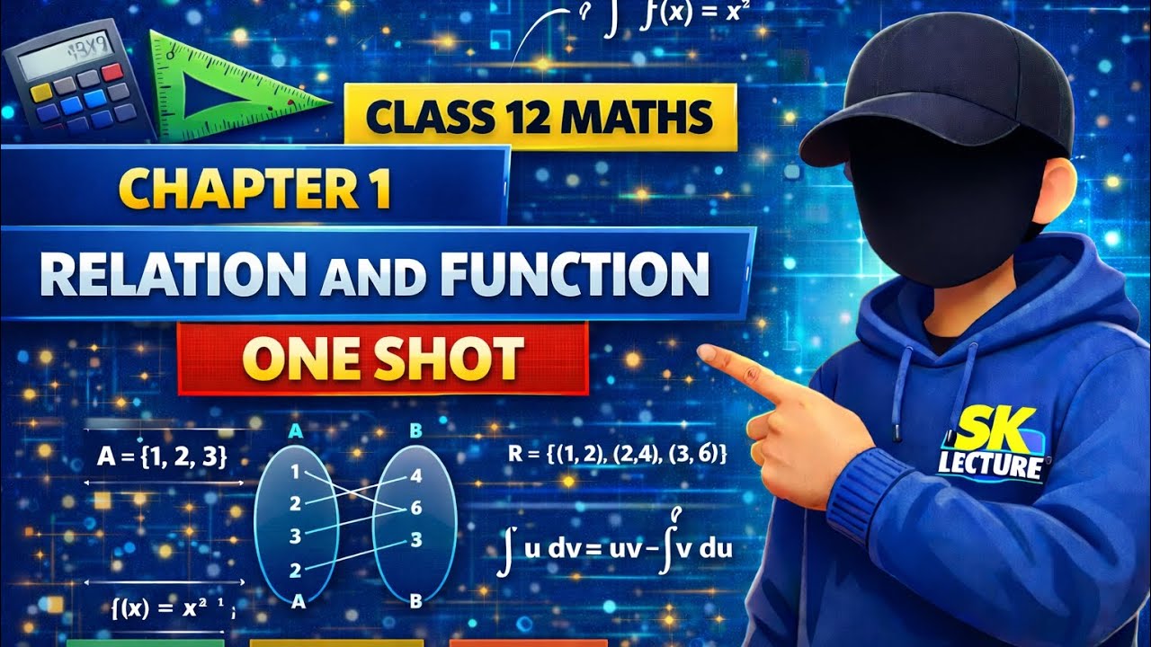 CHAPTER 1 RELATION AND FUNCTION CLASS 12 MATHS