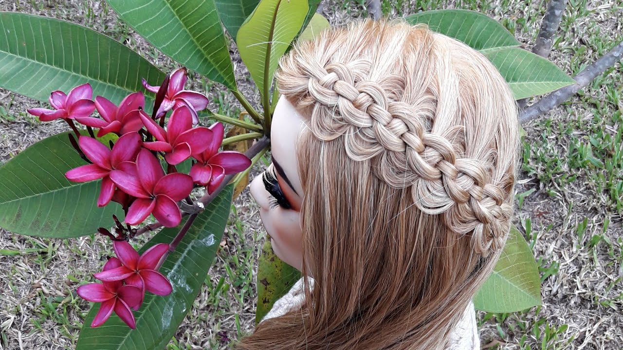 Trenza cadena | Trenzas fáciles | La reina de las trenzas