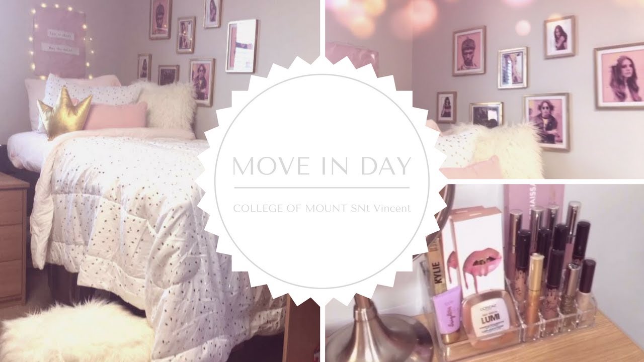 COLLEGE MOVE IN VLOG 2017 // College of Mount Saint Vincent Freshmen Dorm