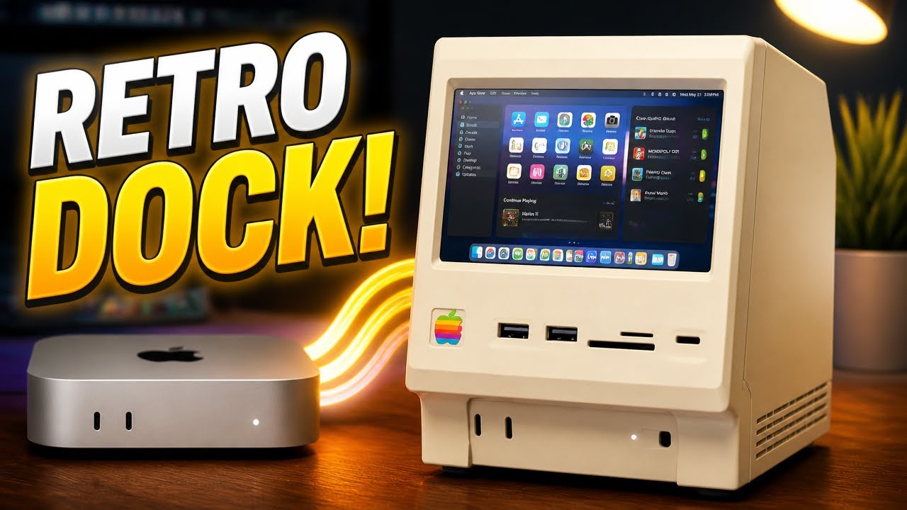 🍎️ Это самая крутая ретро-док-станция для Mac Mini?