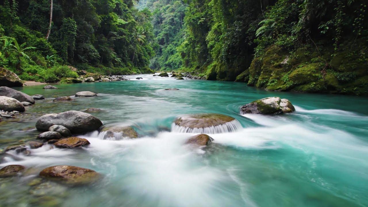 Pure Nature Sounds: Gentle River Flowing