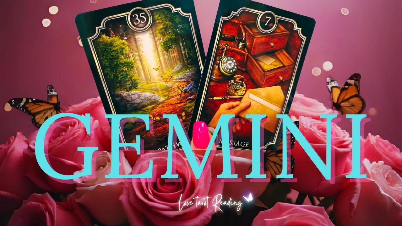 ❤️ GEMINI SOMEONE'S SHOWING UP AT YOUR DOOR! 😲 #gemini #tarot #lovereading #soulmate #love #fate