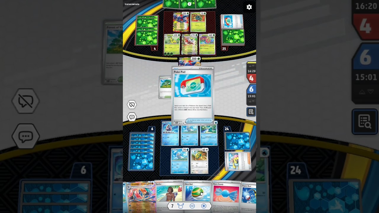 Pokemon TCG Live - Gekkouga (Greninja) deck testing 