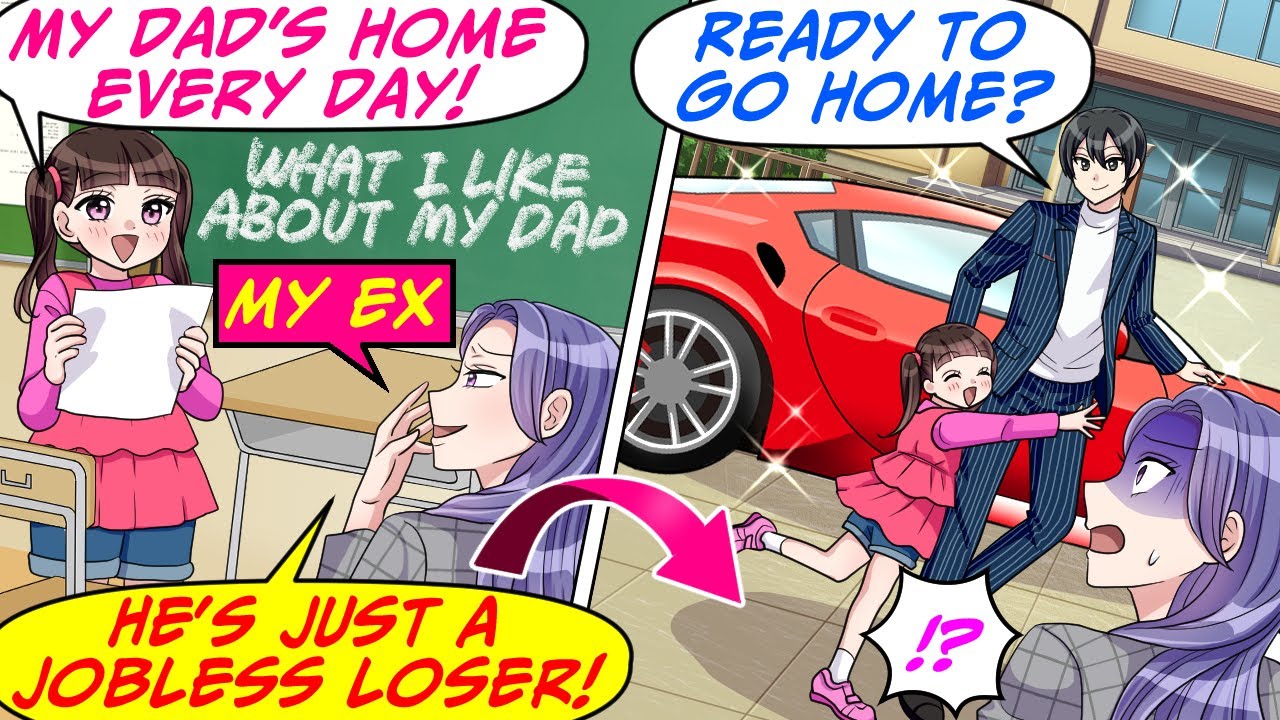 I Ran Into My Ex at My Daughter’s School Event! She Called Me a Bum, But...[RomCom Manga Dub]