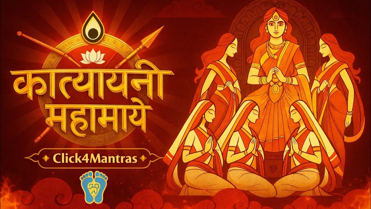 ✨ Katyayani Mahamaye Mantra | Powerful Navratri Day 6 Devi Stotram 2026 | Click4Mantras