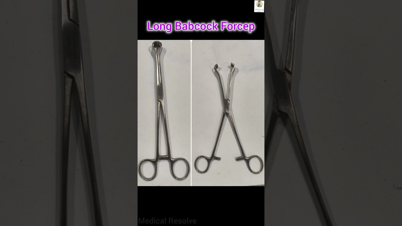 Long Babcock Forceps 🏥 
