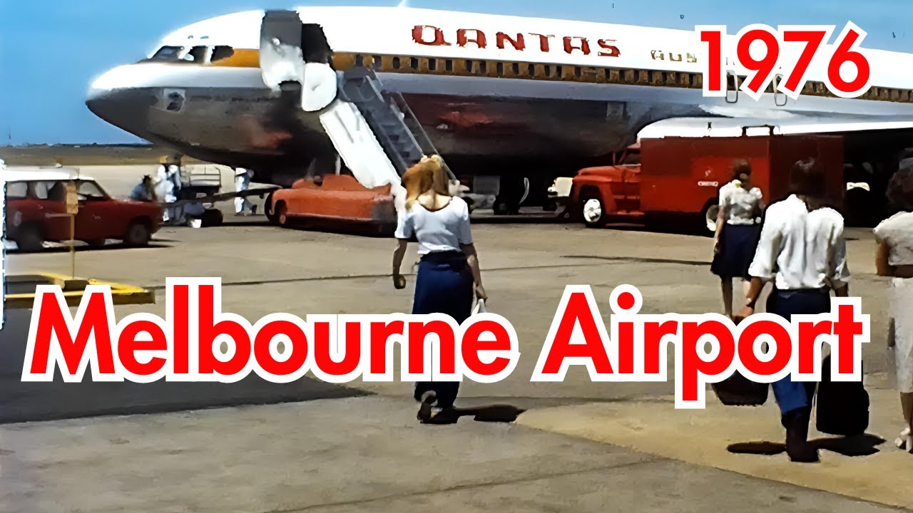 Melbourne Airport in 1976 🇦🇺 | Rare Footage of Australia’s Jet Age