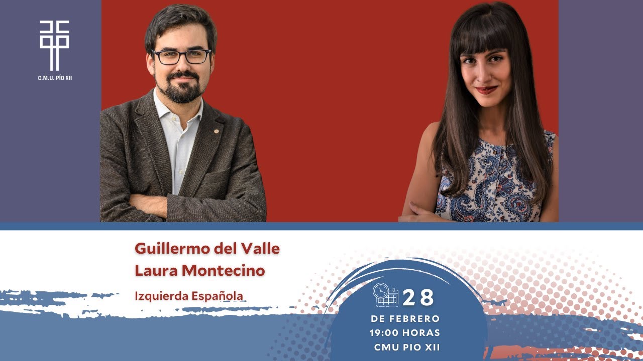 Charla con Laura Montecino y Guillermo del Valle de Izquierda Española, un nuevo proyecto político