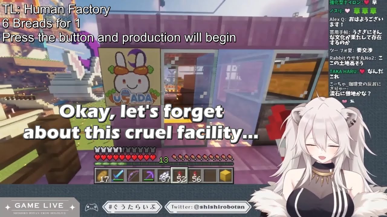 Botan Finds Out A Cruel Facility From UsaKen After Following Mysterious Tracks【Hololive English Sub】