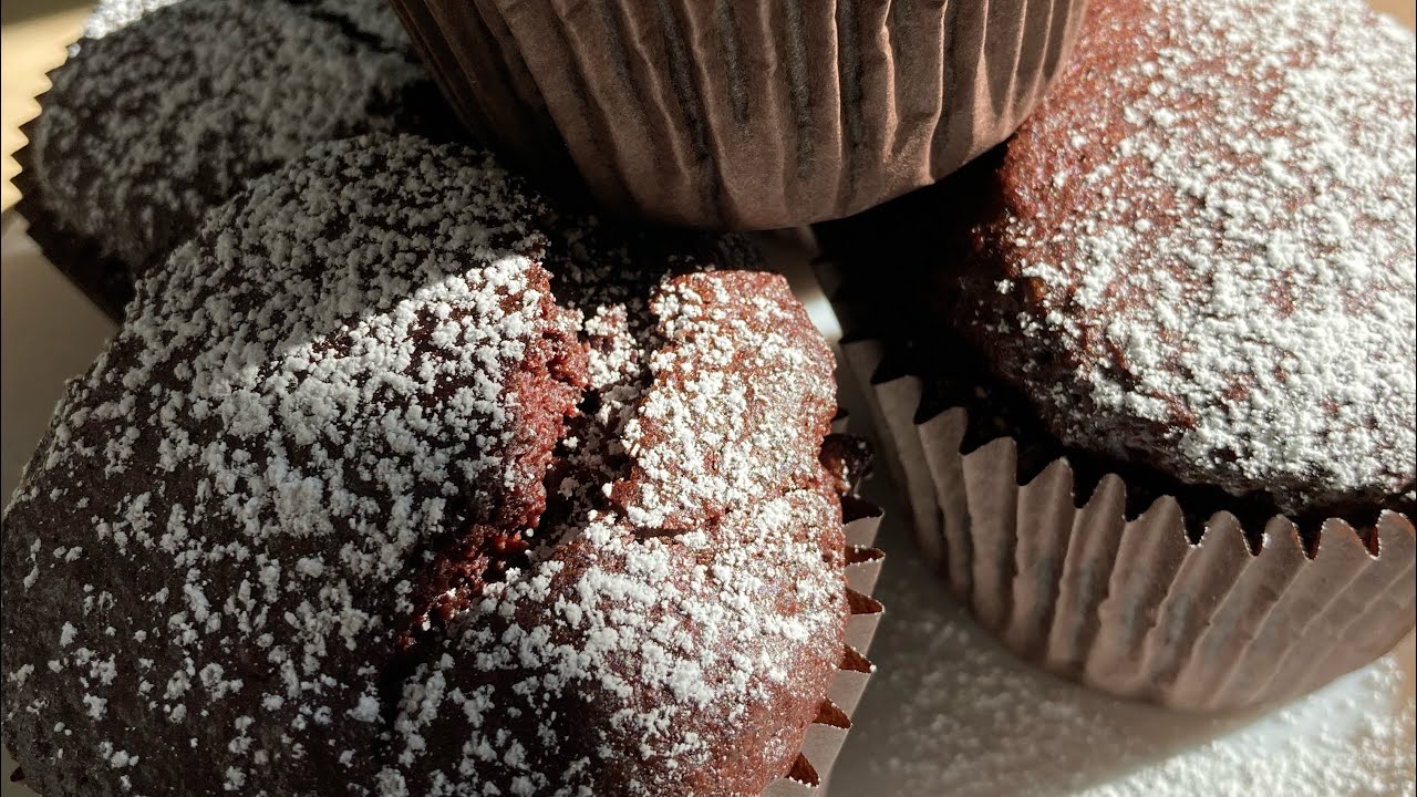 Chocolate Beetroot Muffins