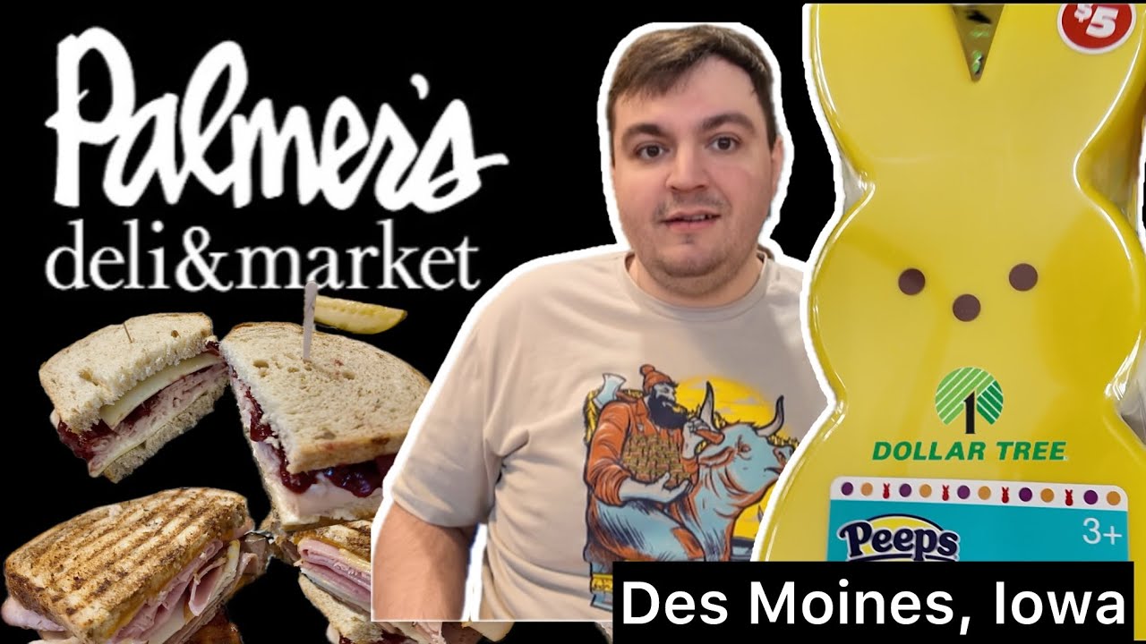 Palmer’s Deli Restaurant Review | Dollar Tree So Many Peeps! Des Moines, Iowa | Volunteering