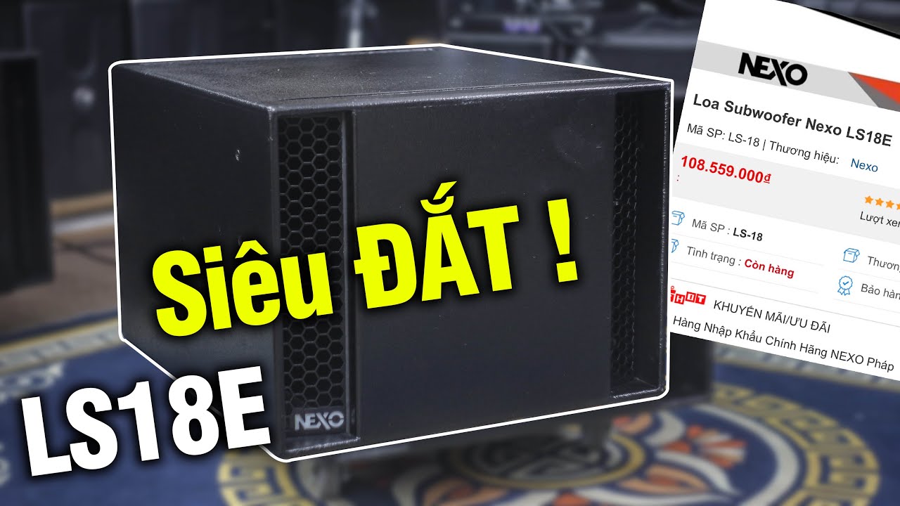 Sub NEXO LS18E Made in France Siêu Đẹp Siêu Đắt !!!