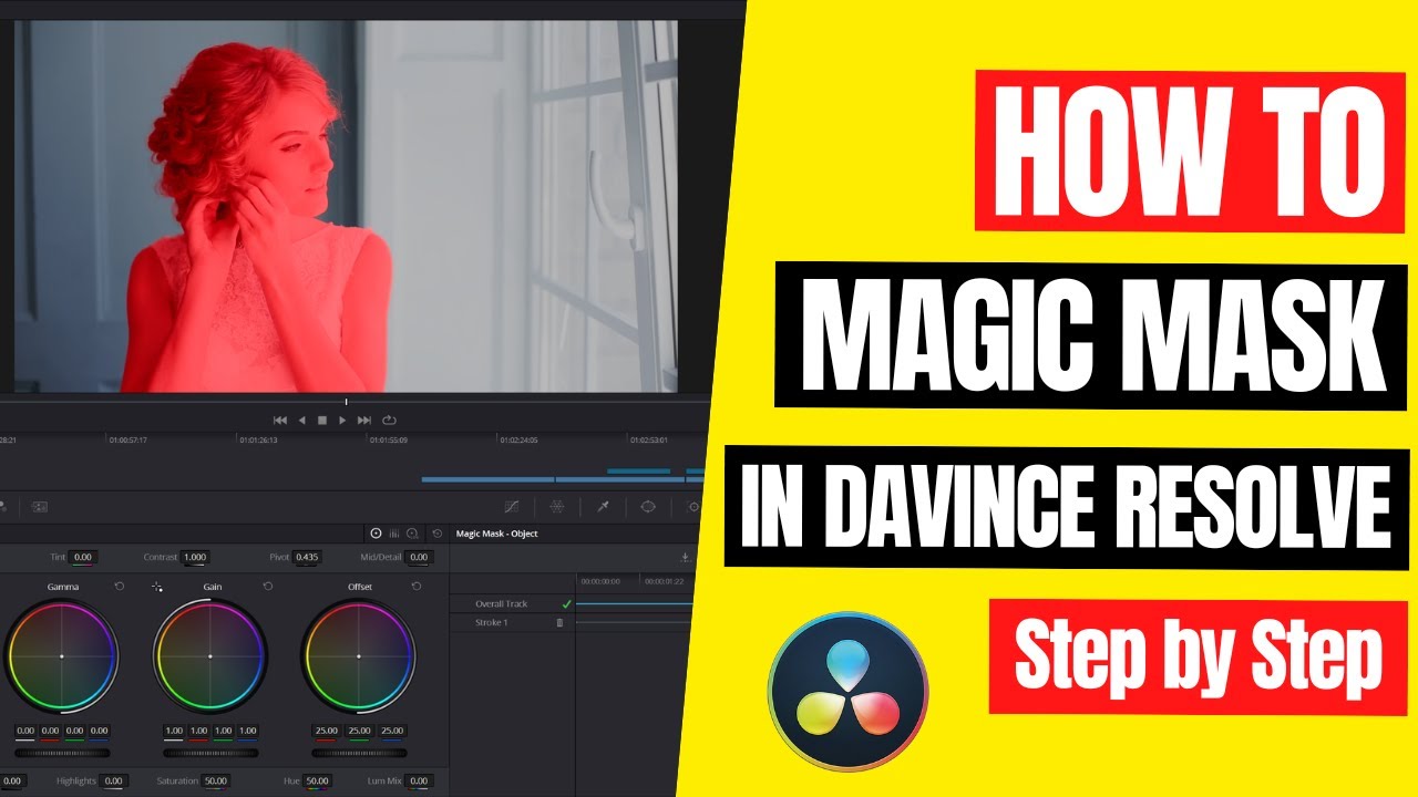 How to use MAGIC MASK in Davinci Resolve Studio
