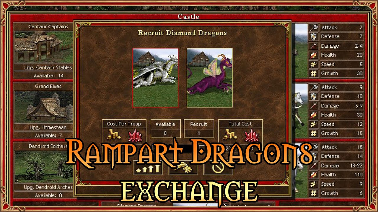 Rampart Faerie and Diamond Dragons - Wake of Gods - Script 64