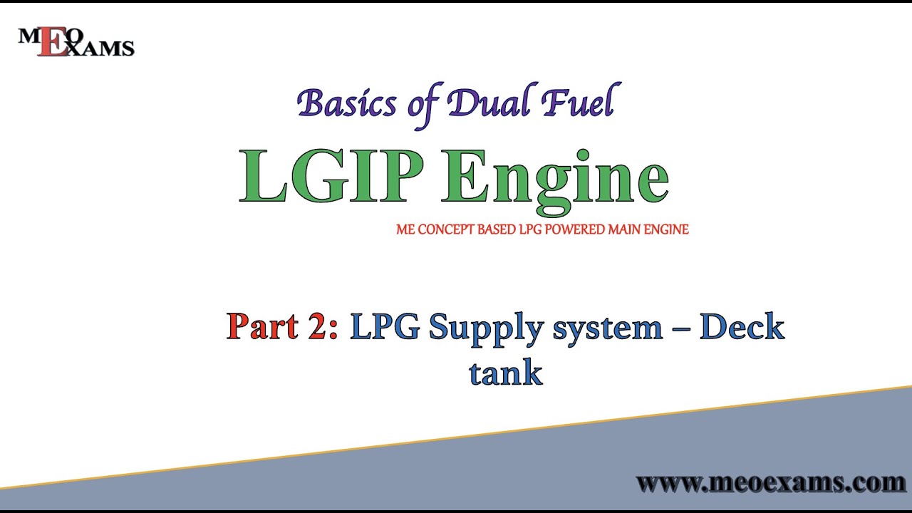 LGIP Engine : Part 2 - LPG Fuel Supply System - Deck tank