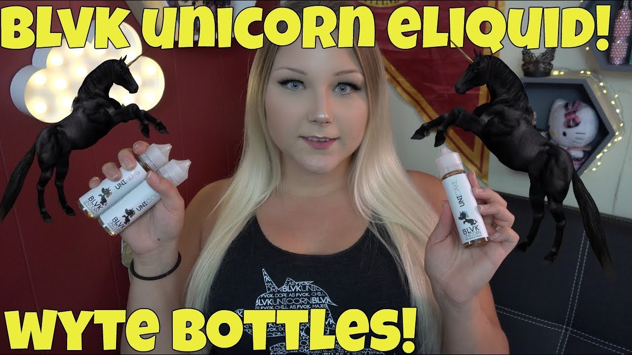 BLVK UNICORN ELIQUID - WYTE! | TiaVapes Review