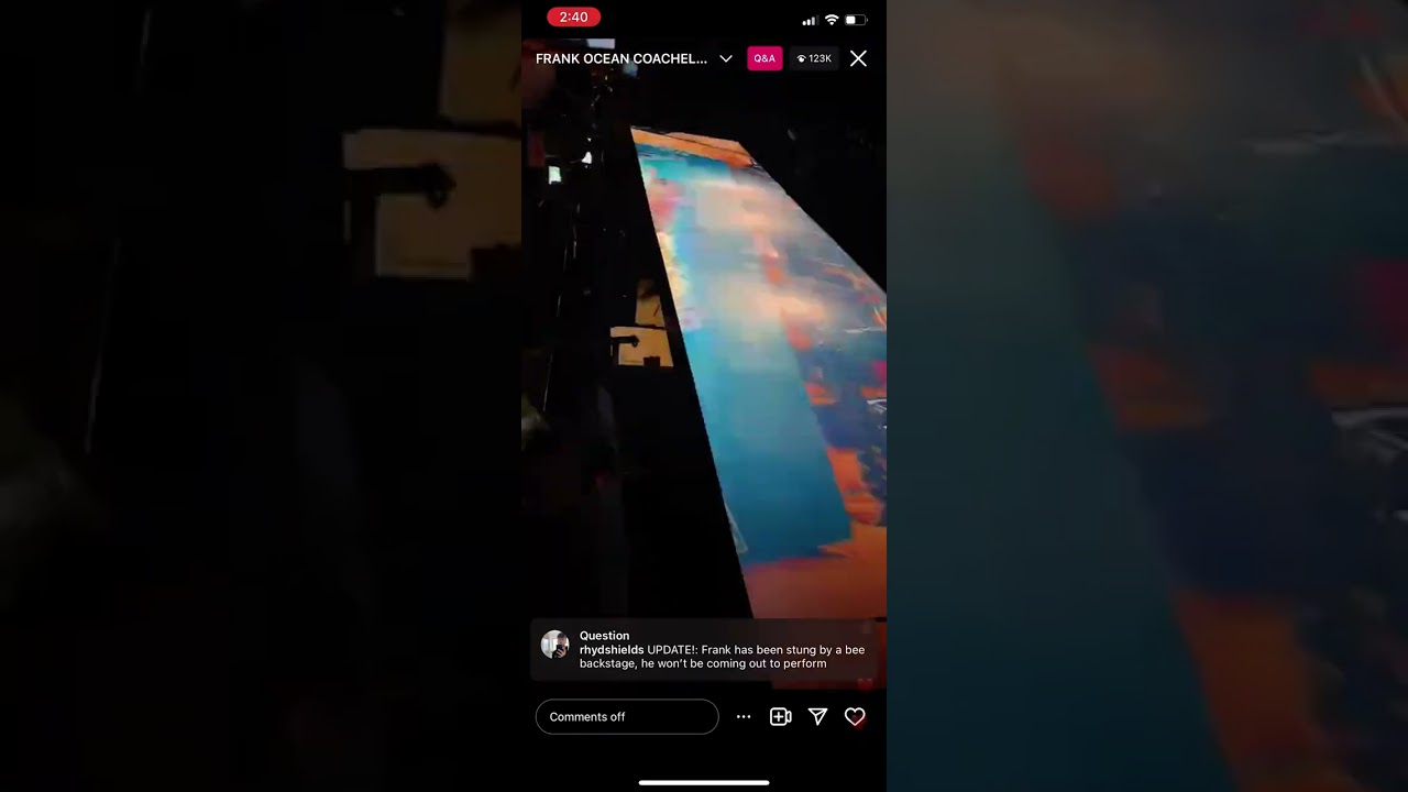 Frank Ocean Coachella Set 2023