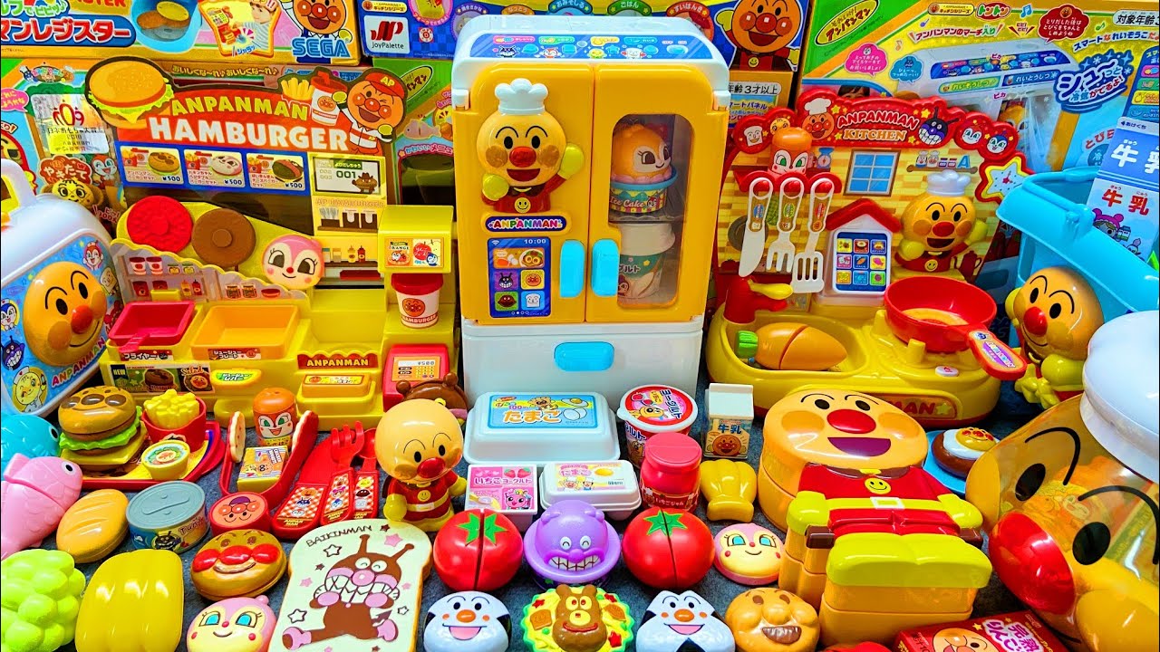 63 Min Satisfying with Unboxing Anpanman Kitchen Cooking set Collection，Docter toys ASMRIReview Toys