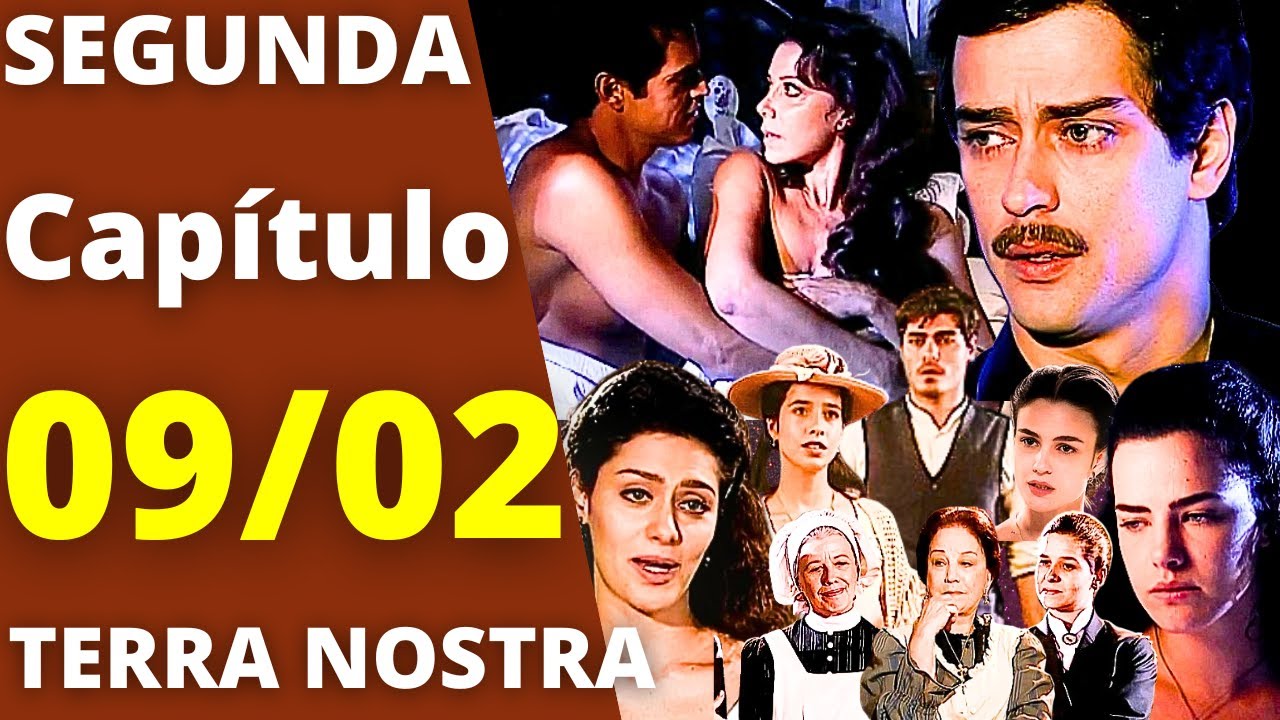 TERRA NOSTRA Capítulo de hoje SEGUNDA 09/02 JANETE BEIJA JOSUÉ, MATTEO E GIULIANA EM CRISE!
