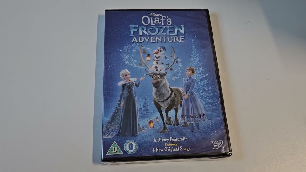 Olaf's Frozen Adventure (UK) DVD Unboxing