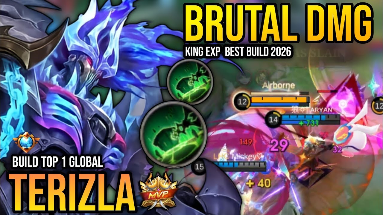 TERIZLA BEST BUILD 2025 | BUILD TOP 1 GLOBAL TERIZLA GAMEPLAY | MOBILE LEGENDS✓