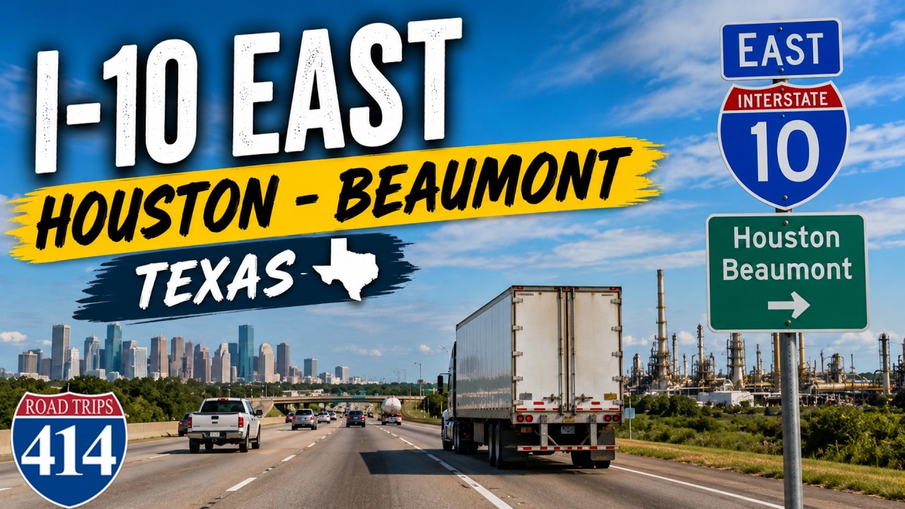 I-10 East - Houston to Beaumont, Texas