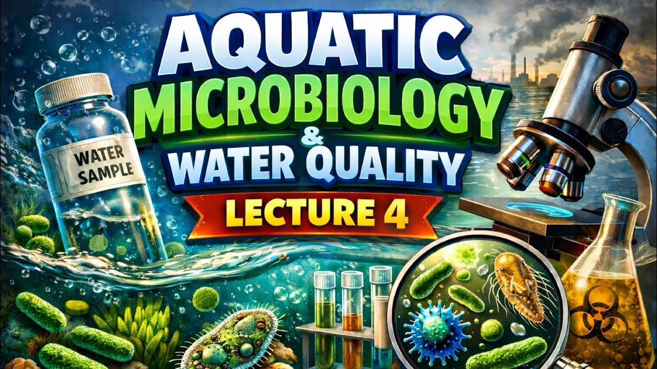 Aquatic Microbiology Lecture - 04 | Marine Microbiology | Habitats, Organisms & Environmental Impact