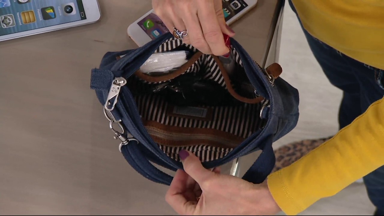 Travelon Anti-Theft Heritage East/West Crossbody Bag on QVC